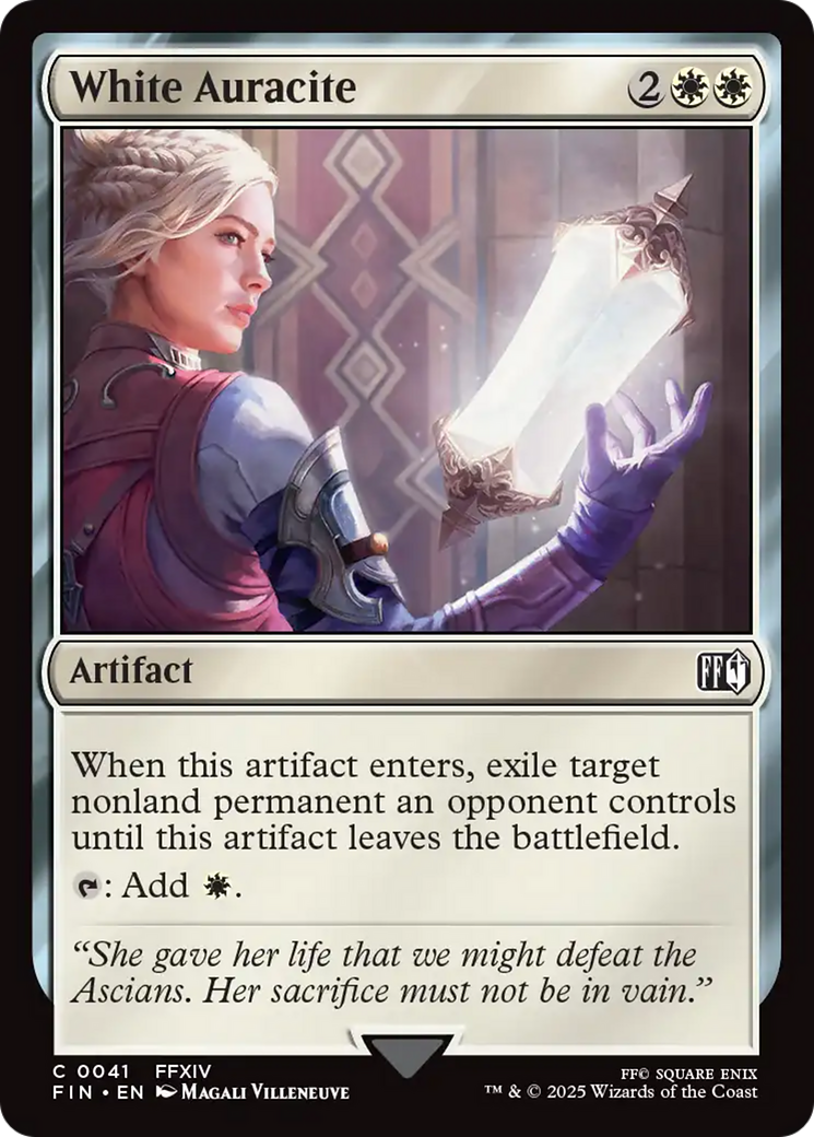 White Auracite [FINAL FANTASY] | Devastation Store