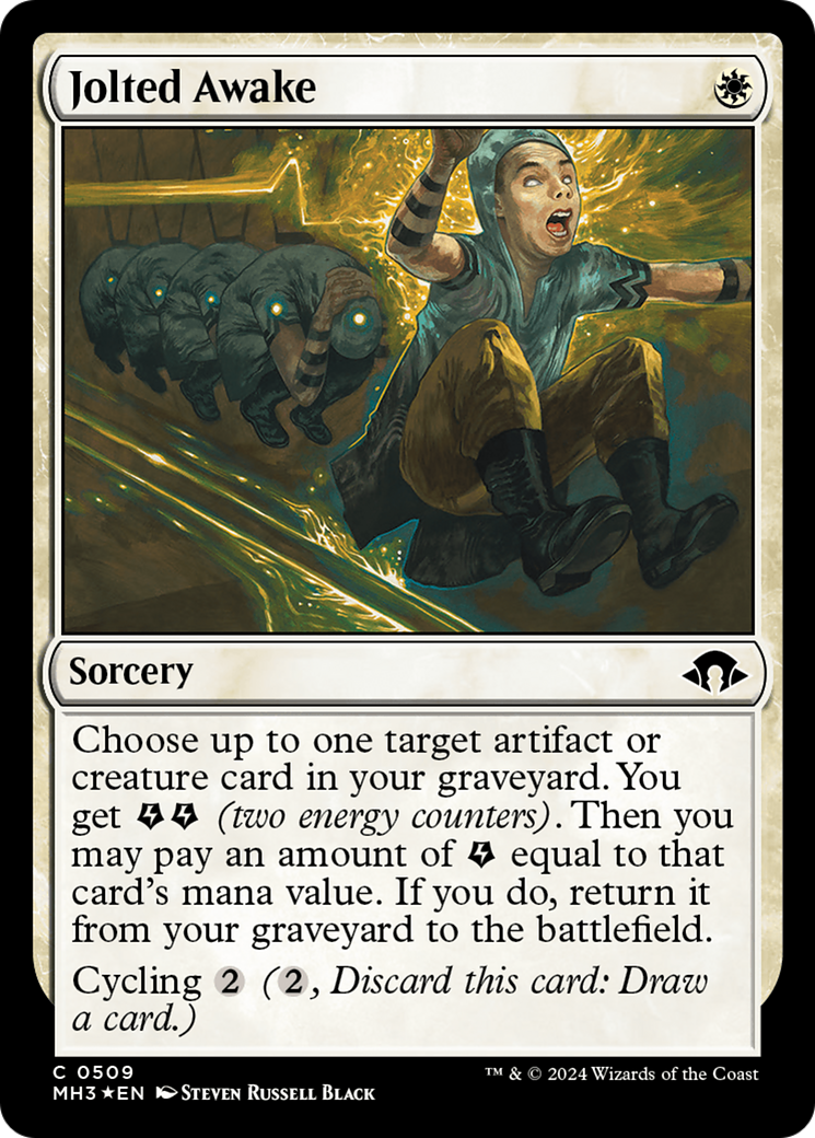 Jolted Awake (Ripple Foil) [Modern Horizons 3] | Devastation Store