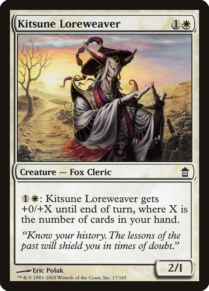 Kitsune Loreweaver [Saviors of Kamigawa] | Devastation Store