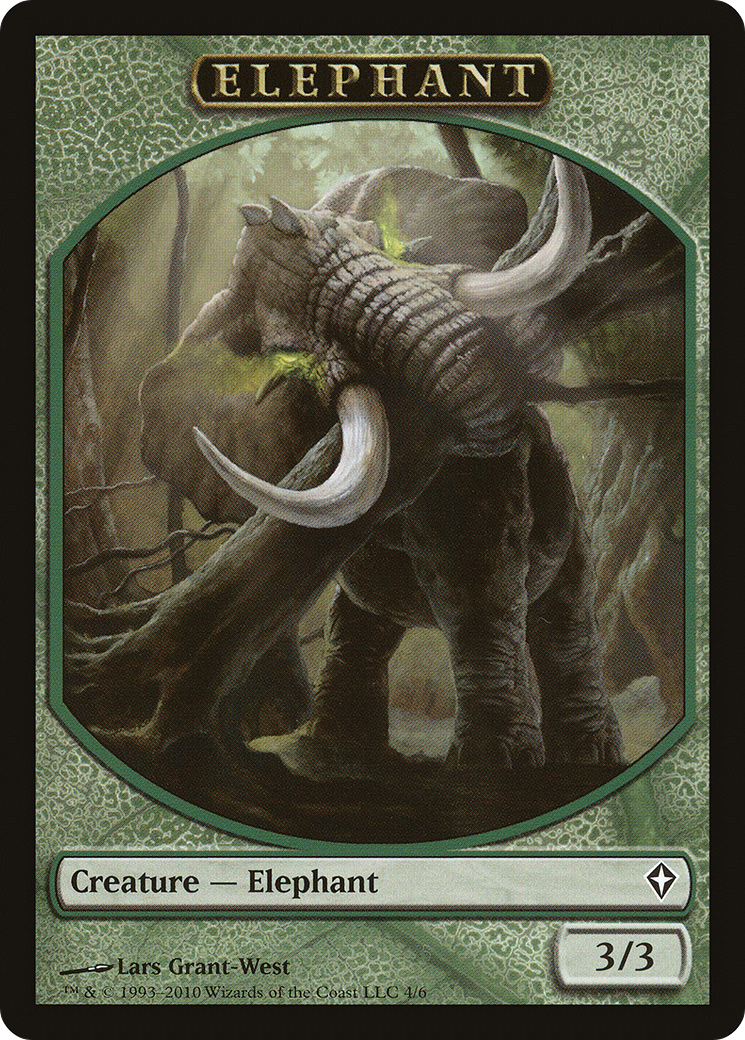 Angel // Elephant Double-Sided Token [Marvel Super Heroes Commander Tokens] | Devastation Store