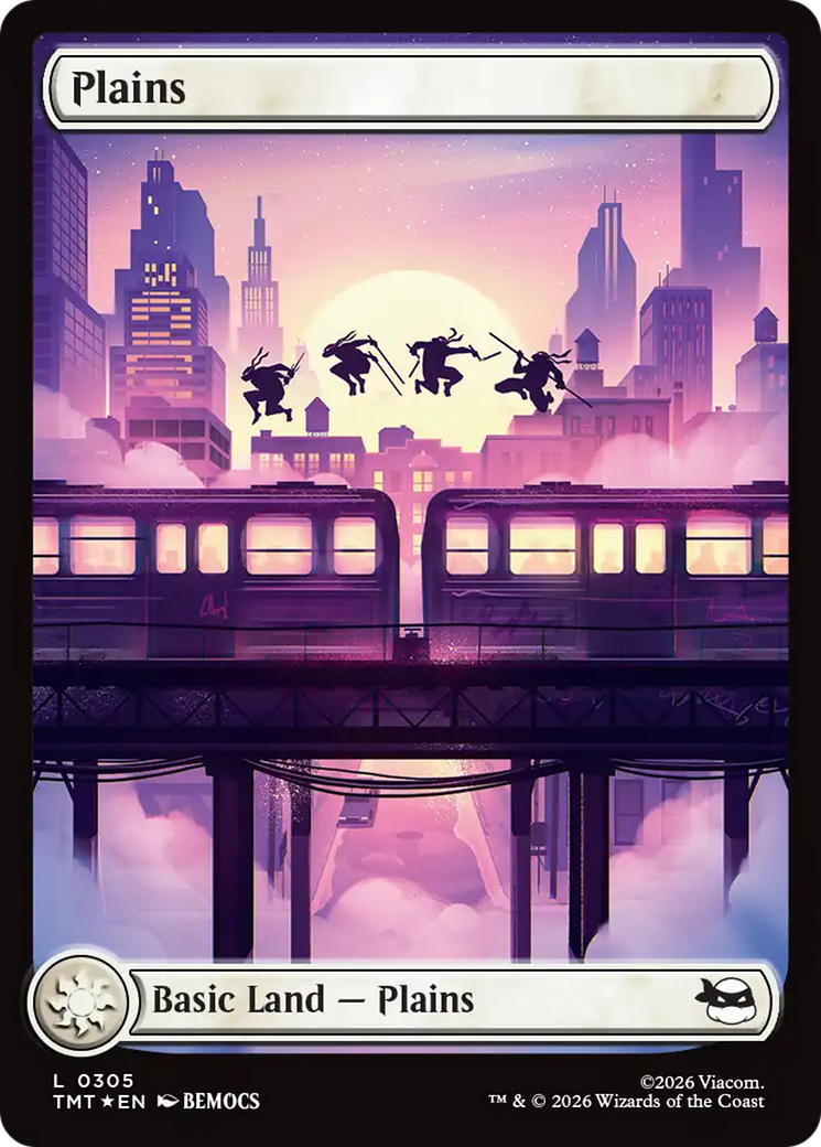 Plains (0305) (Surge Foil) [Teenage Mutant Ninja Turtles] | Devastation Store