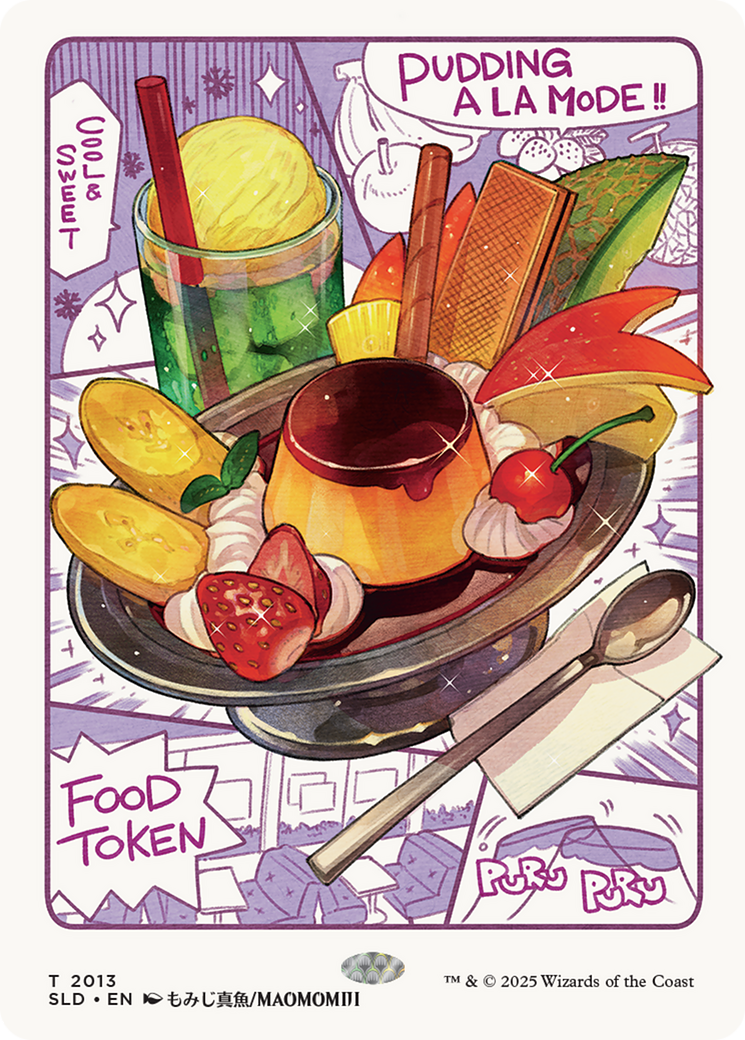 Food Token (2013) (Rainbow Foil) [Secret Lair Drop Series] | Devastation Store