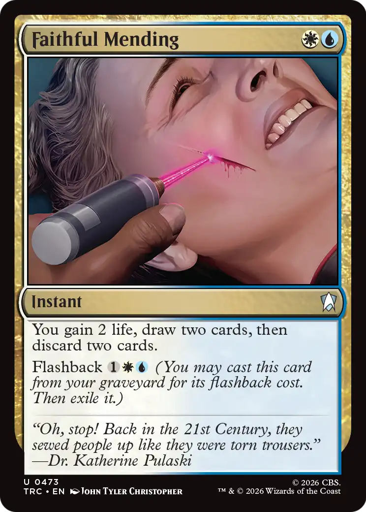 Faithful Mending (Surge Foil) [Star Trek Commander] | Devastation Store