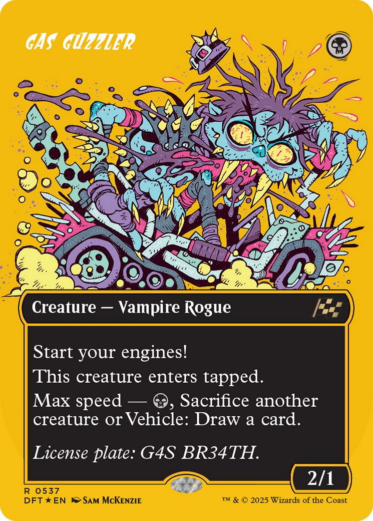 Gas Guzzler (Borderless) (First-Place Foil) [Aetherdrift] | Devastation Store