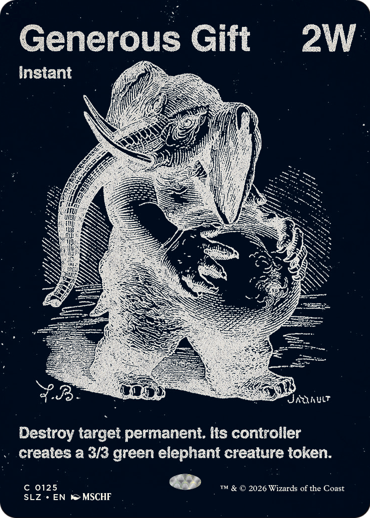 Generous Gift (0125) [Secret Lair x MSCHF: The Zeta Set] | Devastation Store