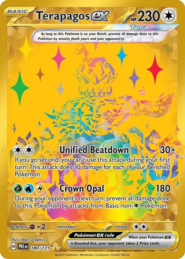 Terapagos ex (180/131) [Scarlet & Violet: Prismatic Evolutions] | Devastation Store