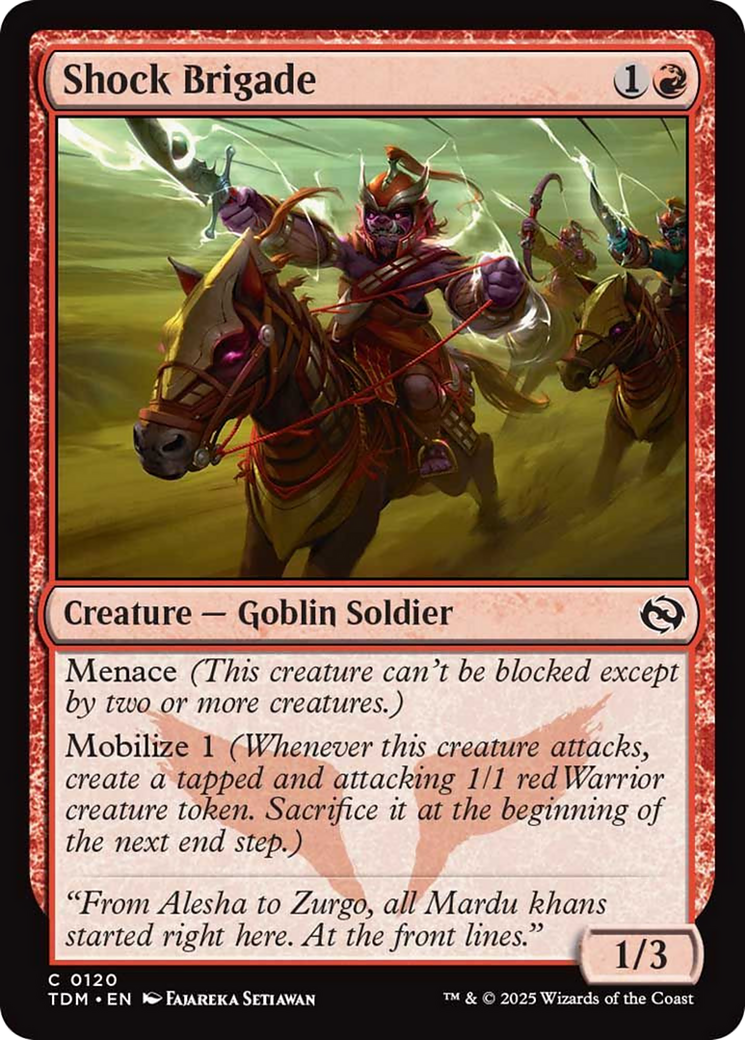 Shock Brigade [Tarkir: Dragonstorm] | Devastation Store