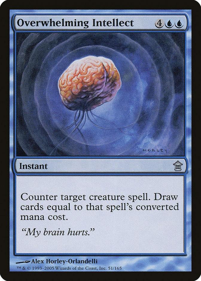 Overwhelming Intellect [Saviors of Kamigawa] | Devastation Store