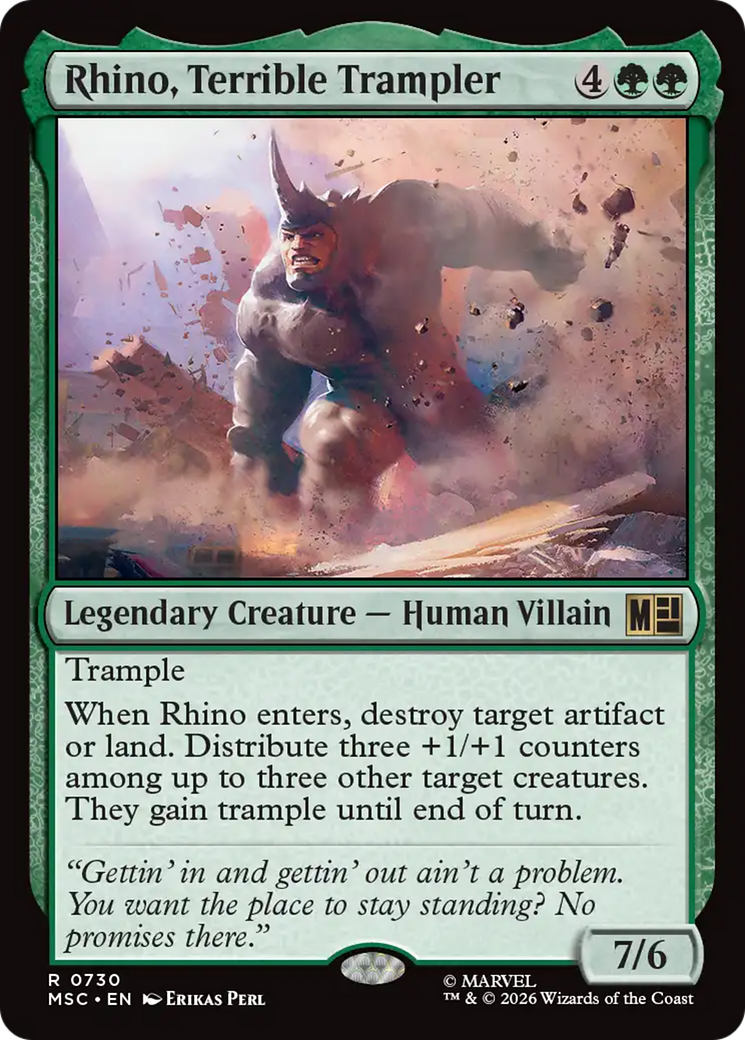Rhino, Terrible Trampler [Marvel Super Heroes Commander] | Devastation Store
