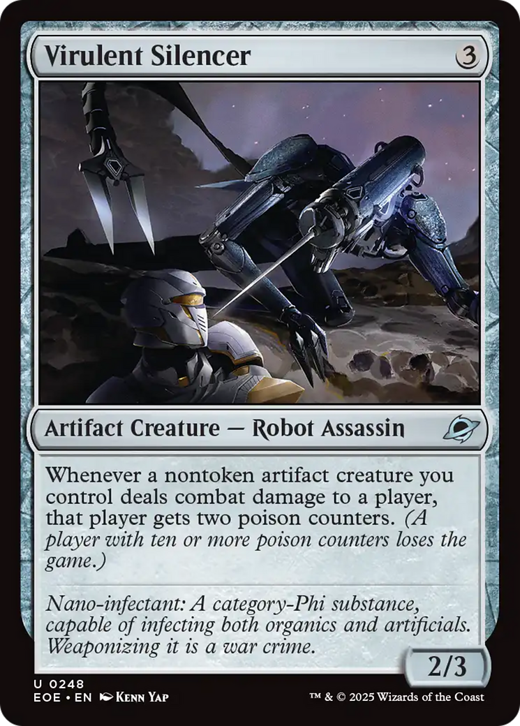 Virulent Silencer [Edge of Eternities] | Devastation Store