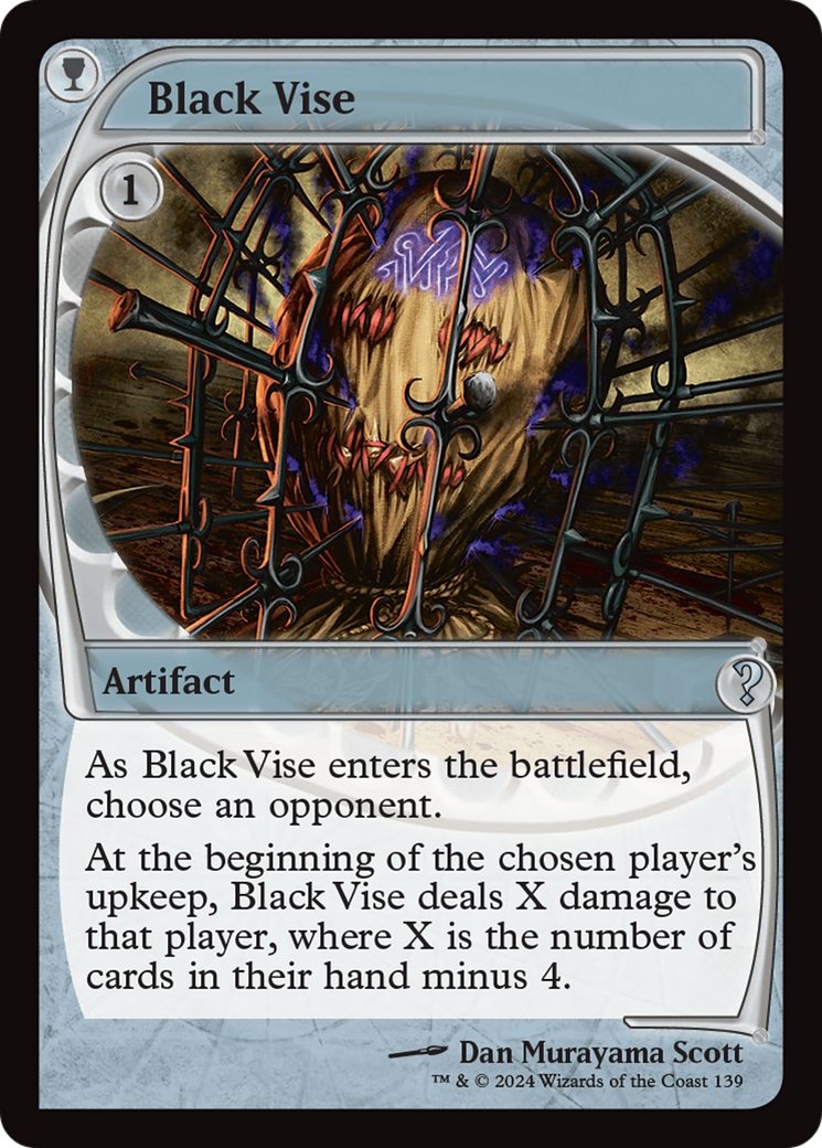 Black Vise (Future Sight) [Mystery Booster 2] | Devastation Store