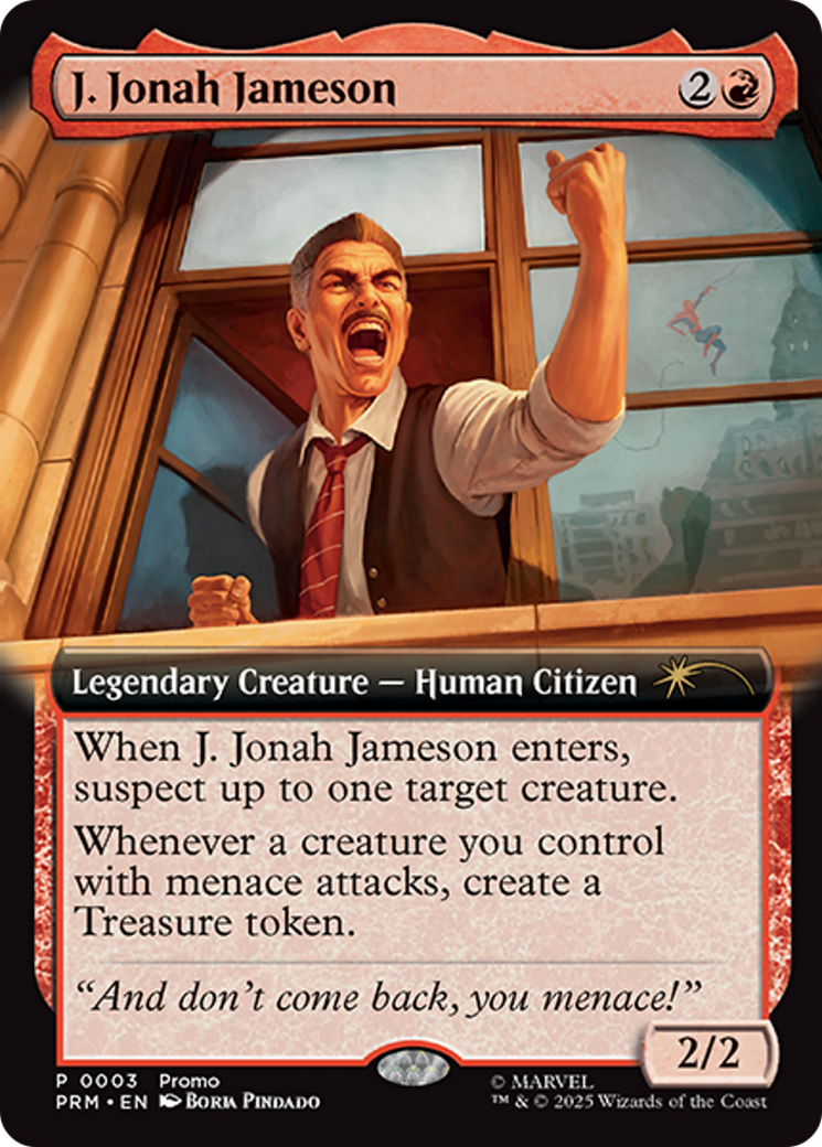 J. Jonah Jameson (Extended Art) [Marvel's Spider-Man Promos] | Devastation Store