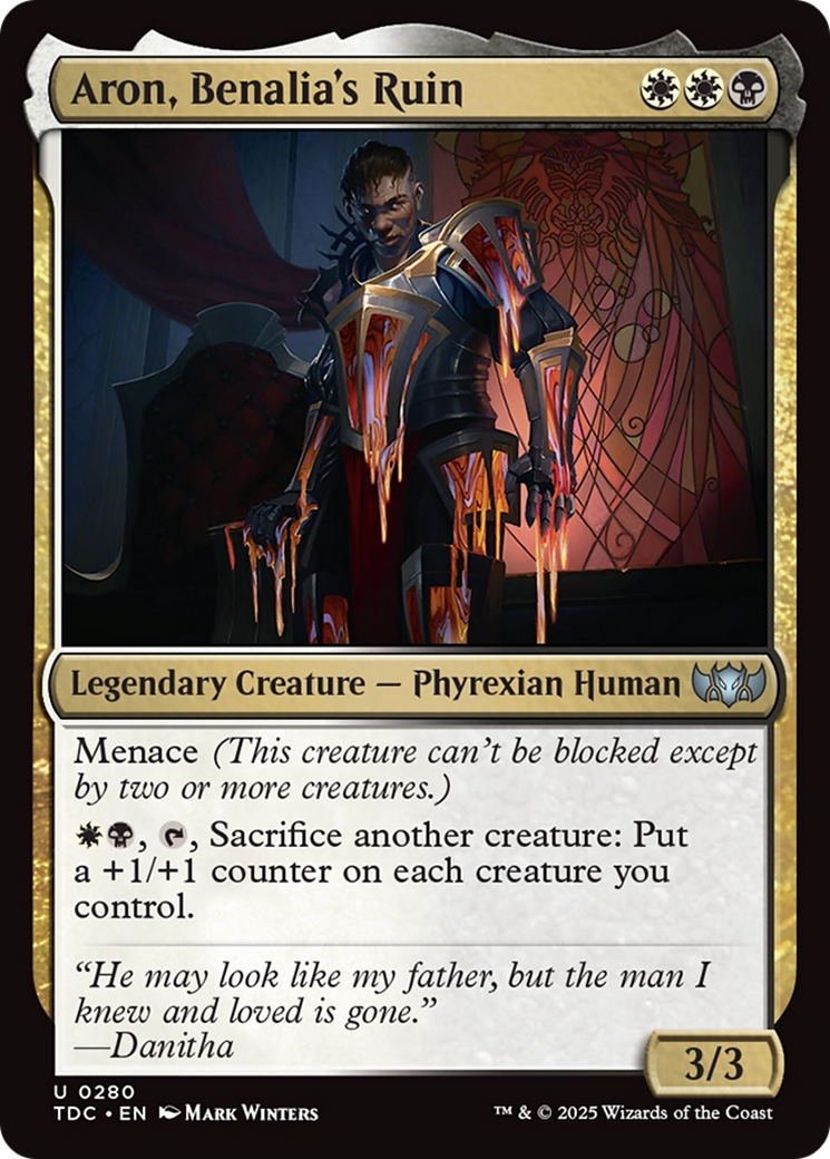 Aron, Benalia's Ruin [Tarkir: Dragonstorm Commander] | Devastation Store