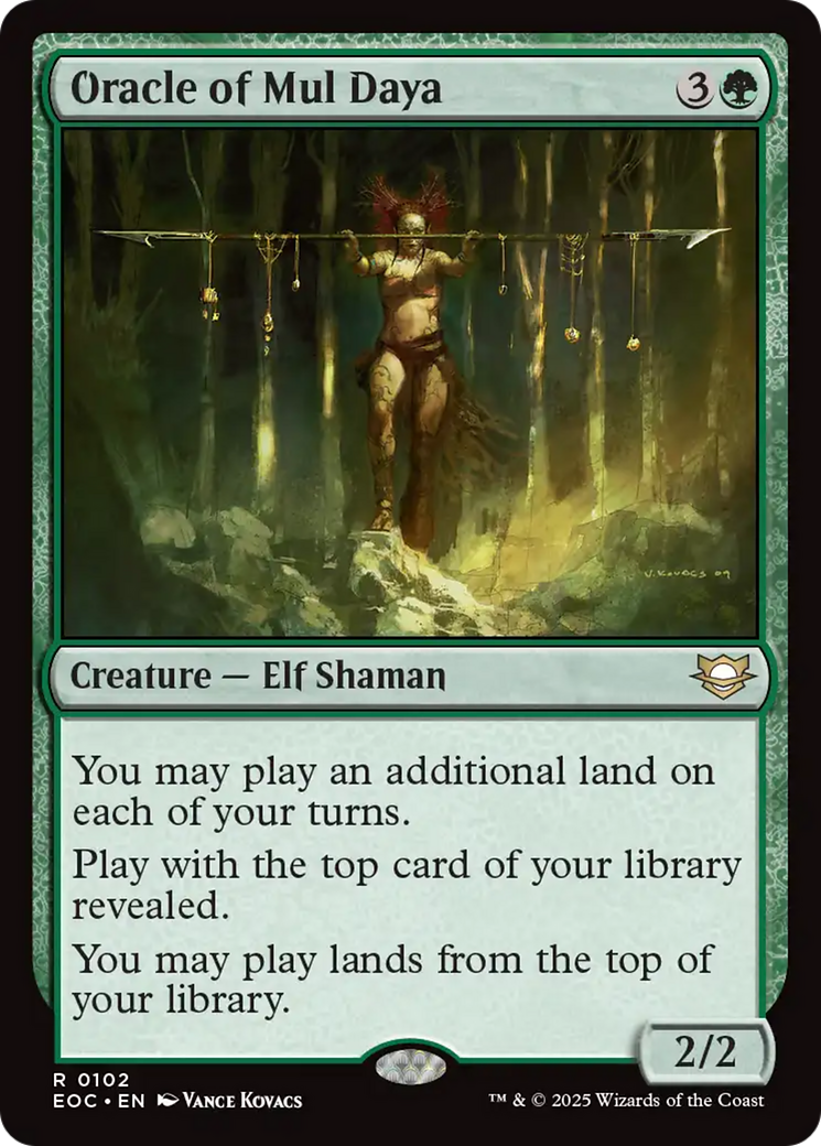 Oracle of Mul Daya [Edge of Eternities Commander] | Devastation Store