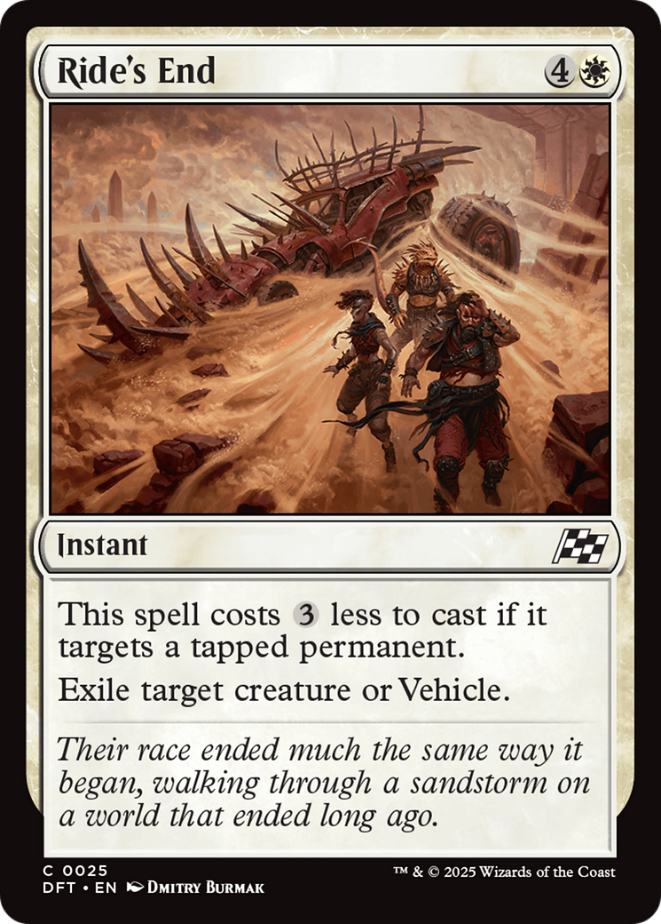 Ride's End [Aetherdrift] | Devastation Store