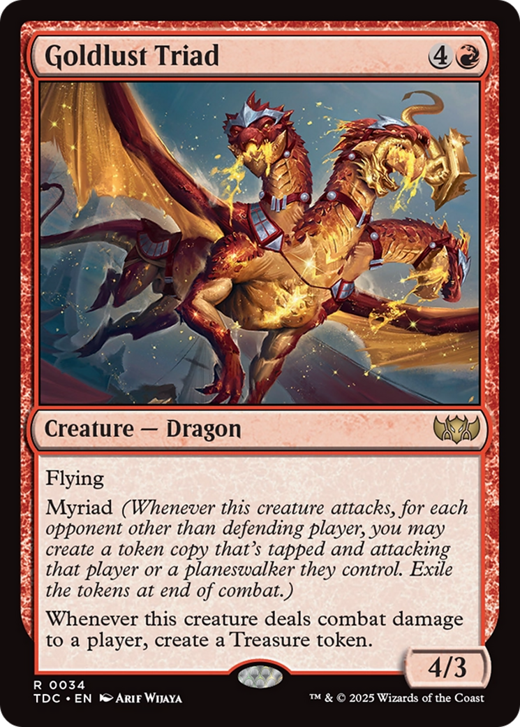 Goldlust Triad [Tarkir: Dragonstorm Commander] | Devastation Store