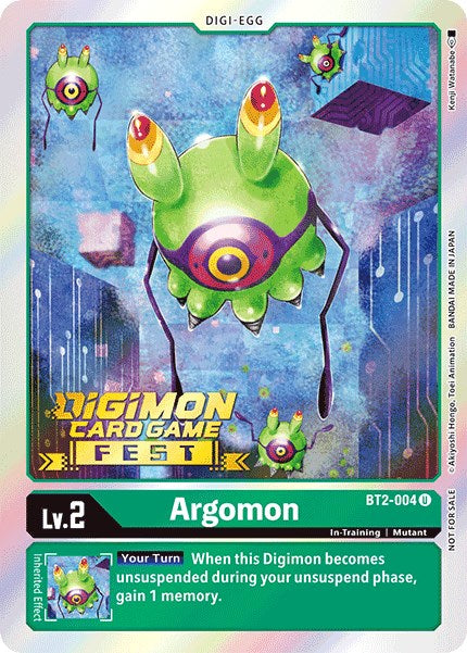 Argomon [BT2-004] (Digimon Card Game Fest 2022) [Release Special Booster Promos] | Devastation Store