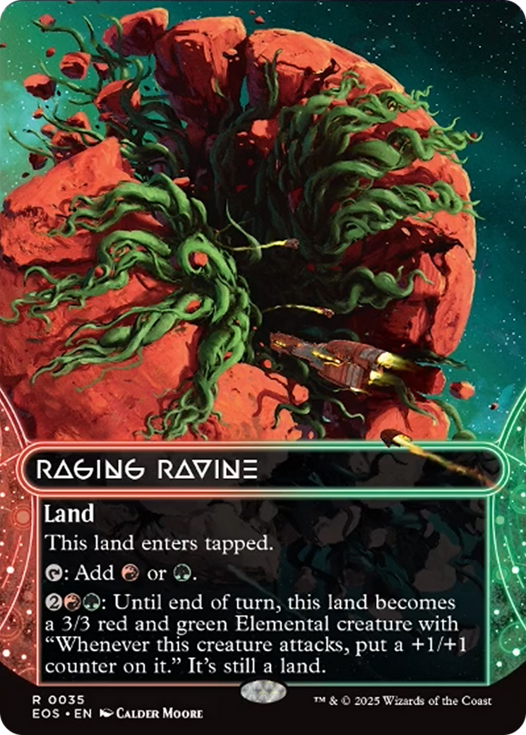 Raging Ravine (0035) (Borderless) [Edge of Eternities: Stellar Sights] | Devastation Store