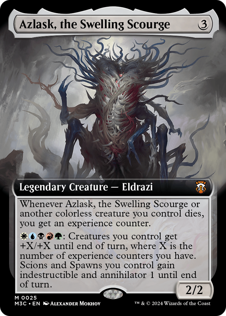 Azlask, the Swelling Scourge (Extended Art) [Modern Horizons 3 Commander] | Devastation Store