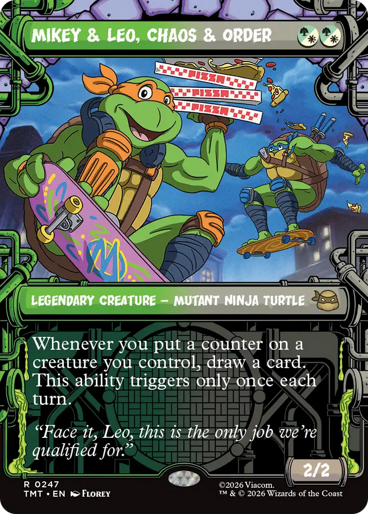 Mikey & Leo, Chaos & Order (Showcase) [Teenage Mutant Ninja Turtles] | Devastation Store