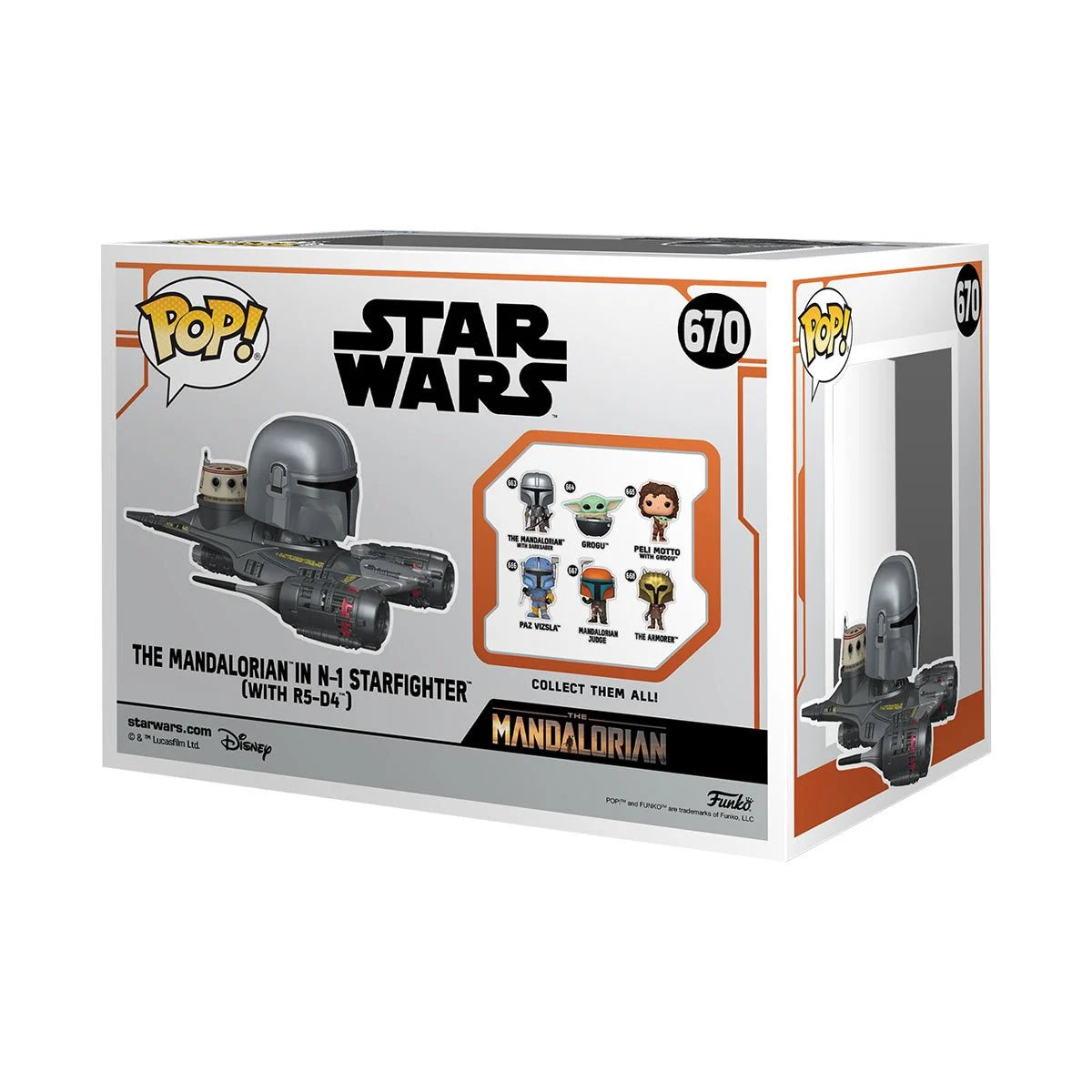 Funko Pop Star Wars The Mandalorian In N-1 Starfighter #670 | Devastation Store