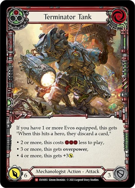 Terminator Tank [EVO055] (Bright Lights)  Rainbow Foil | Devastation Store