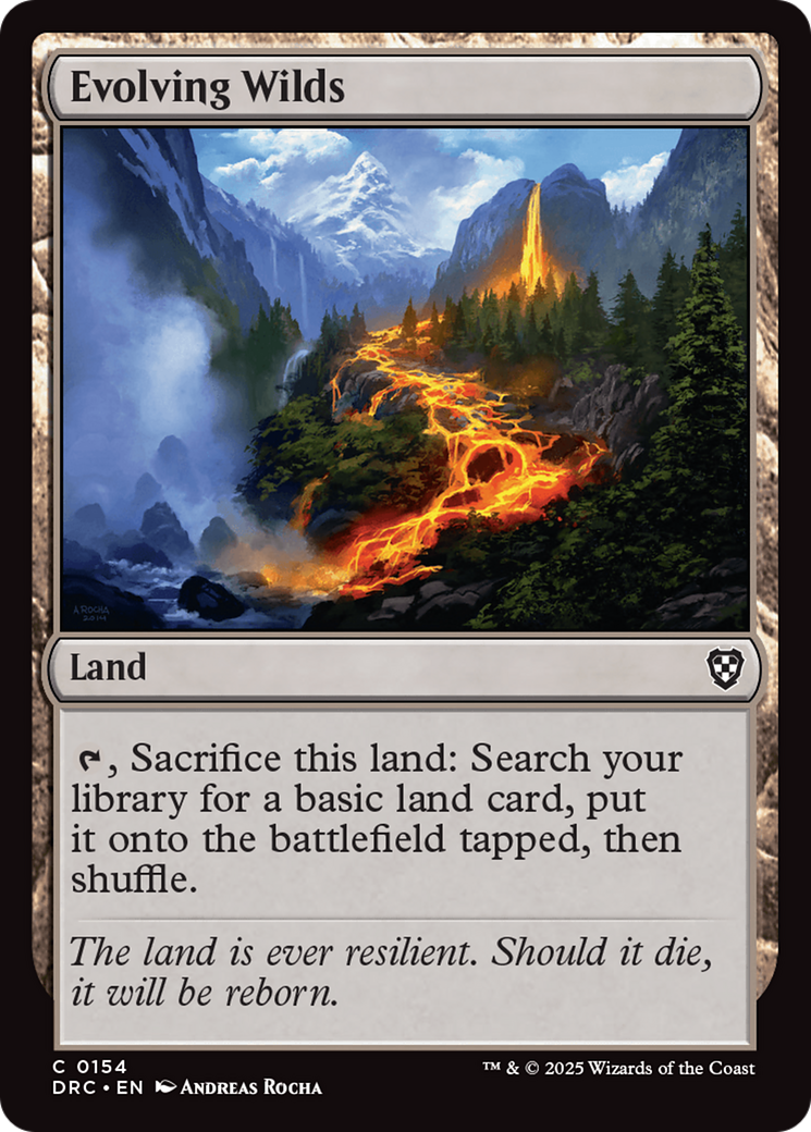 Evolving Wilds (0154) [Aetherdrift Commander] | Devastation Store