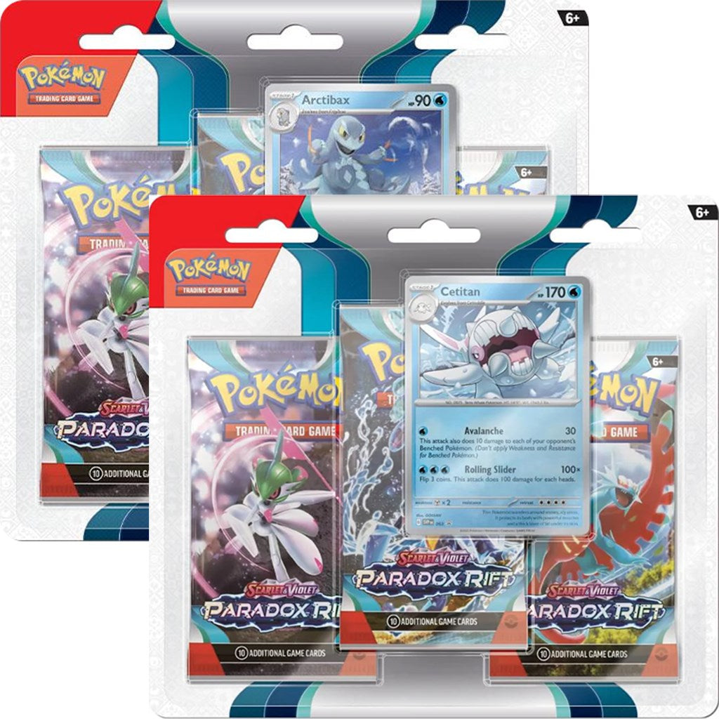 Pokemon TCG Paradox Rift 3 Pack Blister | Devastation Store