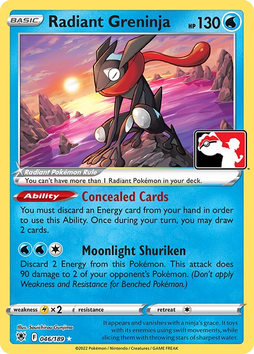 Radiant Greninja (046/189) [Prize Pack Series Three] | Devastation Store