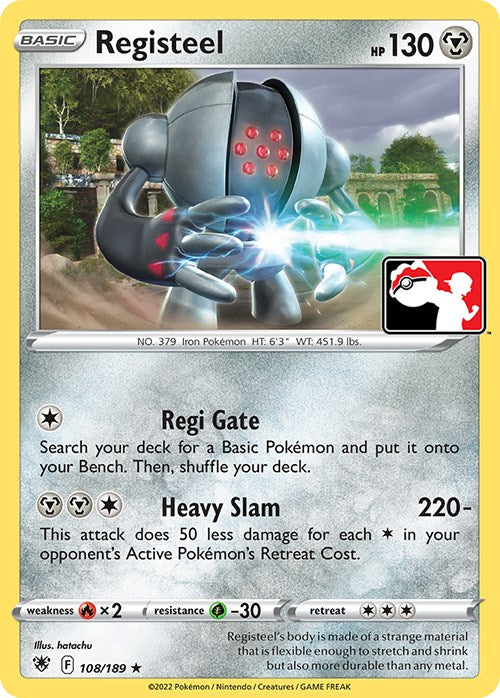 Registeel (108/189) [Prize Pack Series Three] | Devastation Store