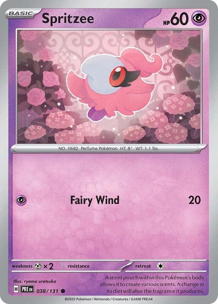 Spritzee (038/131) [Scarlet & Violet: Prismatic Evolutions] | Devastation Store