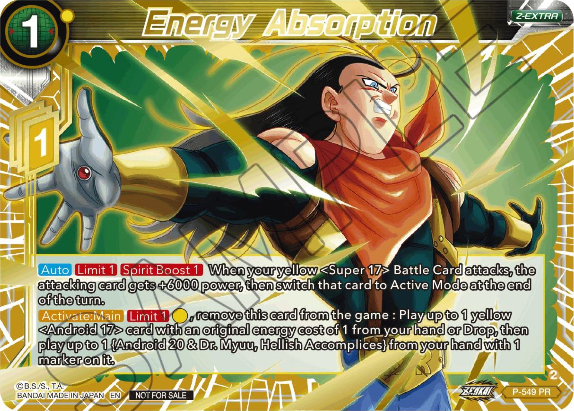 Energy Absorption (Championship Z Extra Card Pack 2023) (P-549) [Tournament Promotion Cards] | Devastation Store
