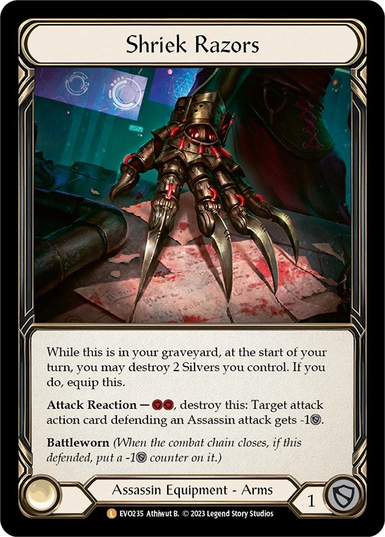 Shriek Razors [EVO235] (Bright Lights)  Cold Foil | Devastation Store