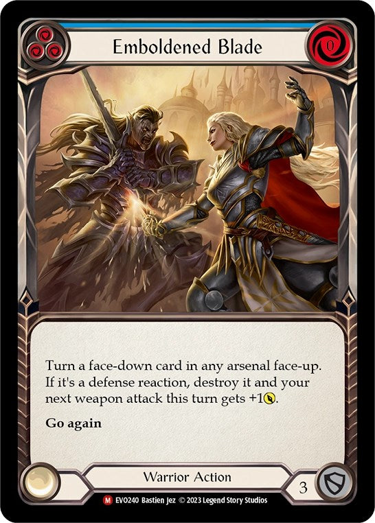 Emboldened Blade [EVO240] (Bright Lights)  Rainbow Foil | Devastation Store