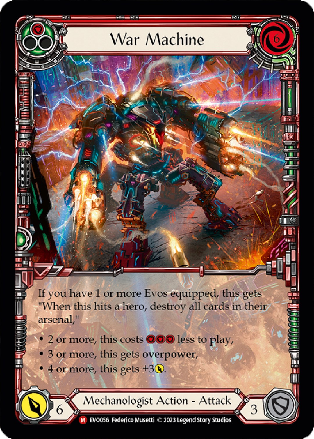 War Machine (Extended Art) [EVO056] (Bright Lights)  Rainbow Foil | Devastation Store