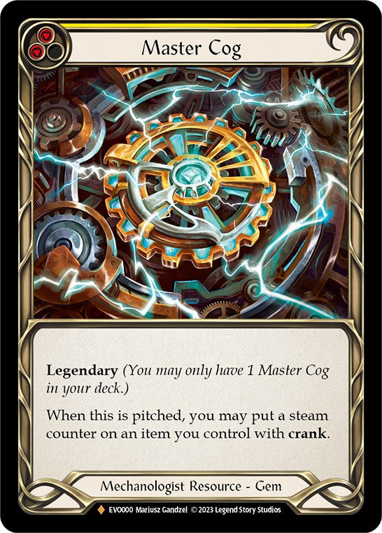 Master Cog [EVO000] (Bright Lights)  Cold Foil | Devastation Store
