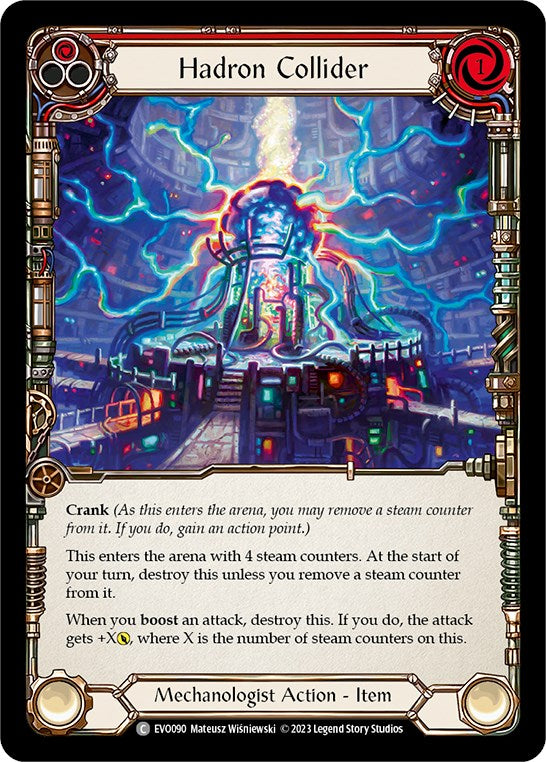 Hadron Collider (Red) [EVO090] (Bright Lights)  Rainbow Foil | Devastation Store