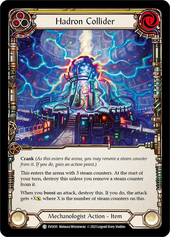 Hadron Collider (Yellow) [EVO091] (Bright Lights)  Rainbow Foil | Devastation Store
