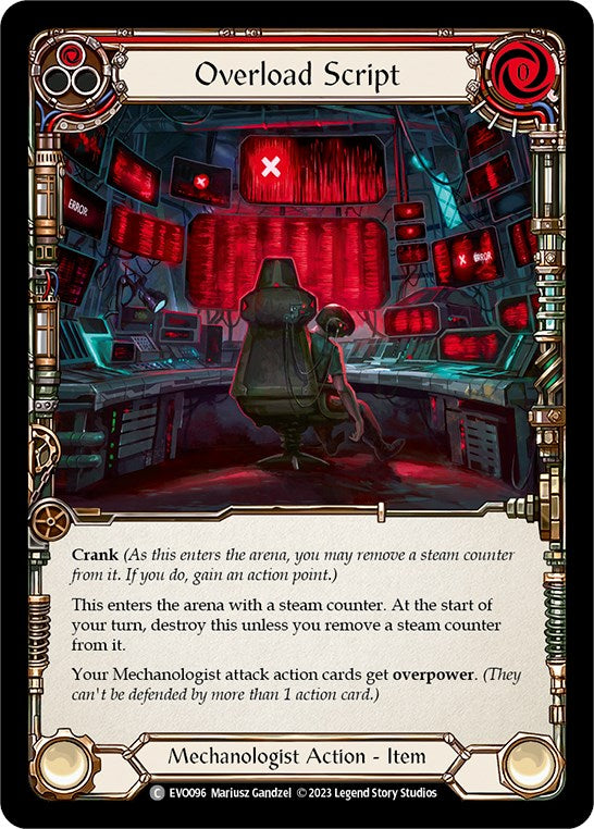 Overload Script [EVO096] (Bright Lights)  Rainbow Foil | Devastation Store