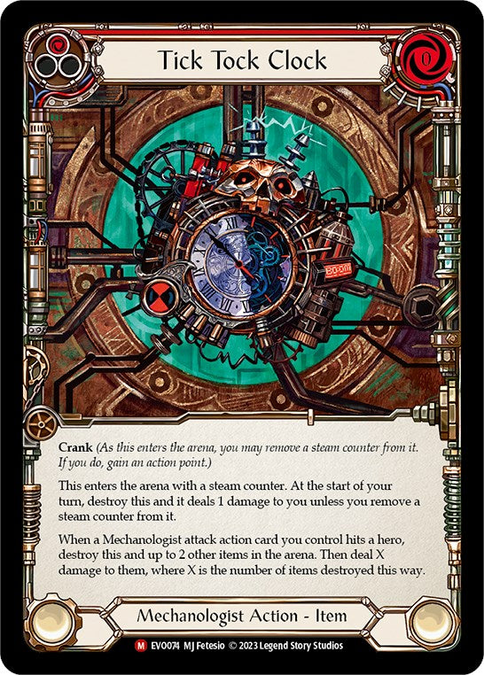 Tick Tock Clock [EVO074] (Bright Lights)  Rainbow Foil | Devastation Store