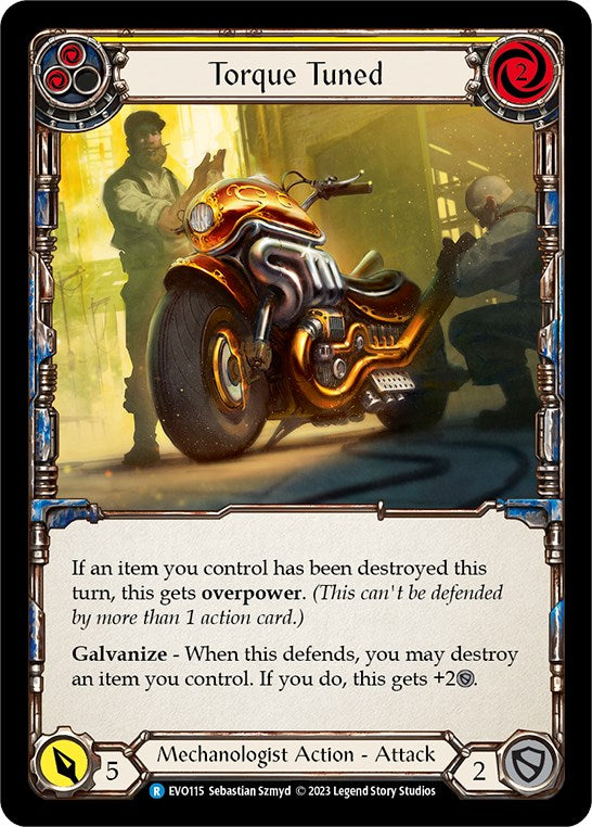 Torque Tuned (Yellow) [EVO115] (Bright Lights) | Devastation Store