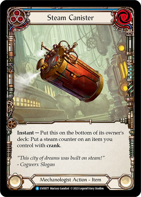 Steam Canister [EVO077] (Bright Lights)  Rainbow Foil | Devastation Store