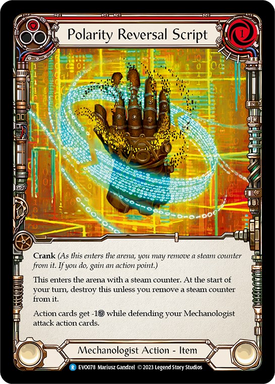 Polarity Reversal Script [EVO078] (Bright Lights)  Rainbow Foil | Devastation Store