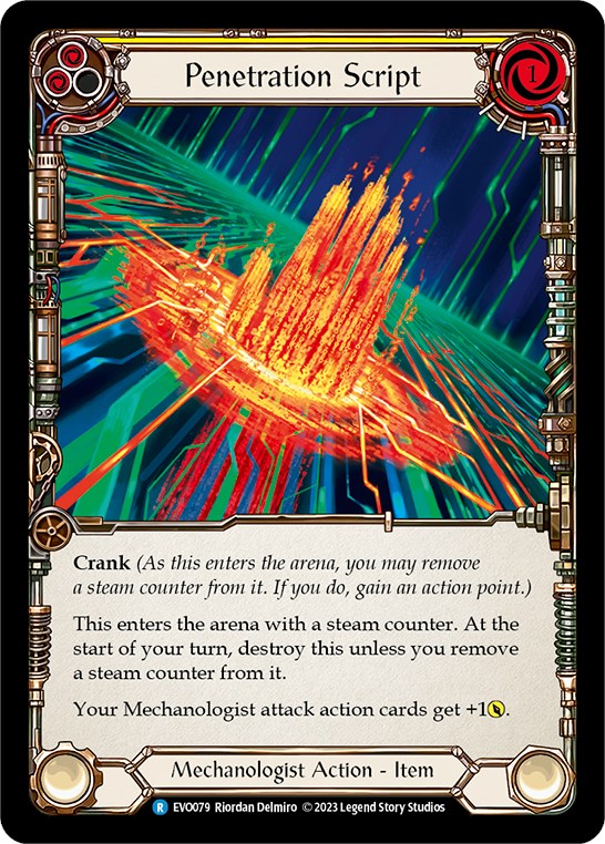 Penetration Script [EVO079] (Bright Lights)  Rainbow Foil | Devastation Store