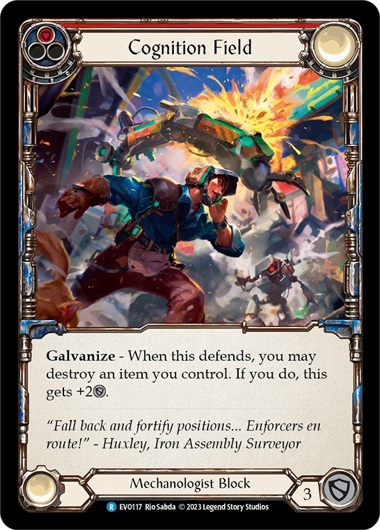 Cognition Field (Red) [EVO117] (Bright Lights)  Rainbow Foil | Devastation Store