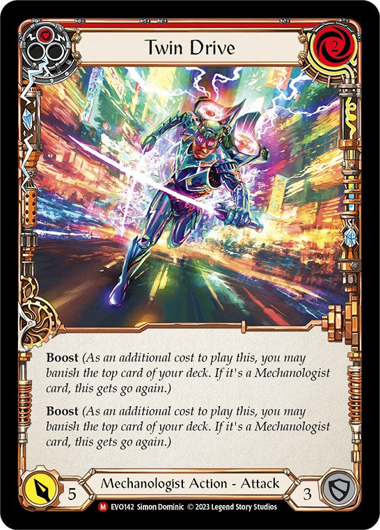 Twin Drive [EVO142] (Bright Lights)  Rainbow Foil | Devastation Store