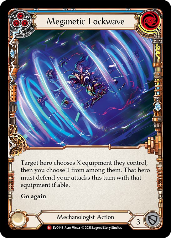 Meganetic Lockwave [EVO143] (Bright Lights)  Rainbow Foil | Devastation Store