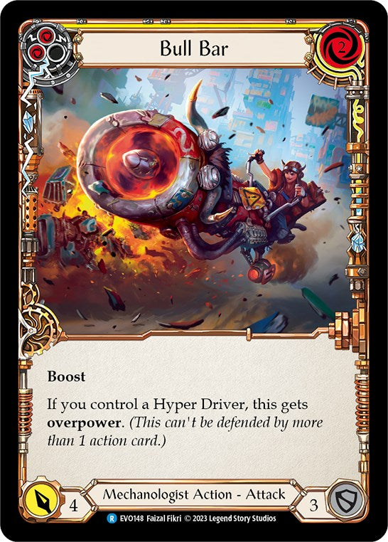 Bull Bar (Yellow) [EVO148] (Bright Lights)  Rainbow Foil | Devastation Store