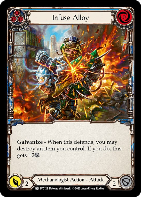 Infuse Alloy (Blue) [EVO122] (Bright Lights)  Rainbow Foil | Devastation Store