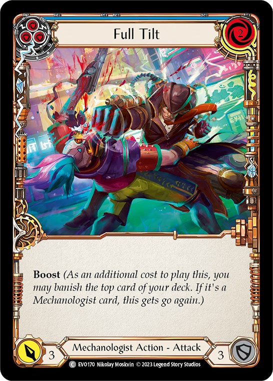 Full Tilt (Blue) [EVO170] (Bright Lights)  Rainbow Foil | Devastation Store